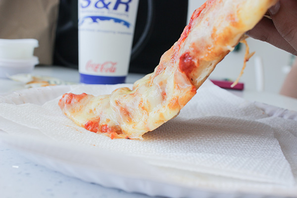 calorie saving hack snr pepperoni pizza napkin