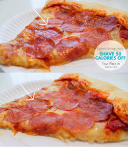 Calorie Saving Hack: Shave 50 Calories Off Your Pizza in Seconds